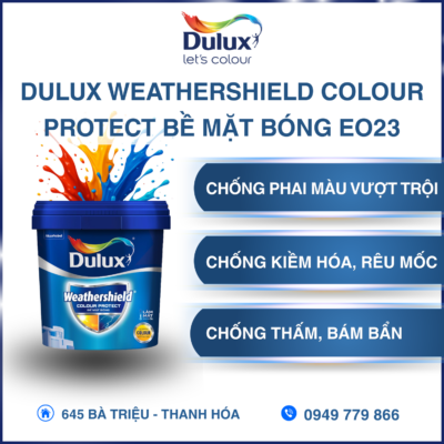 Dulux Weathershield Colour Protect Bề Mặt Bóng EO23